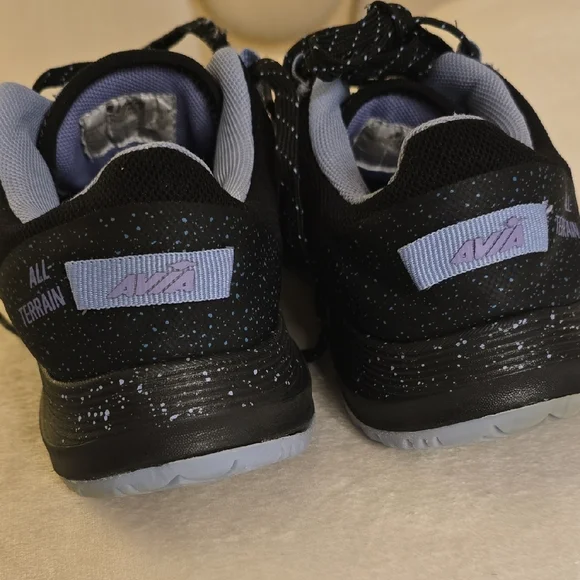 Avia Black and Purple Women's Sneakers - Picture 4 of 14